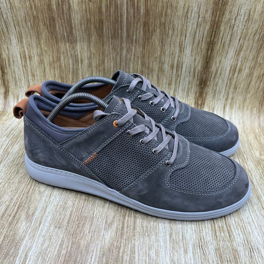 Samuel Hubbard Olema Sport Mens Size 11 W Gray Nubuck Walking Sneakers M2145-053